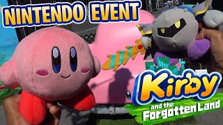 Kirby & Meta Knight!! At Kirby & The Forgotten Land Event!! Universal CityWalk Hollywood!!