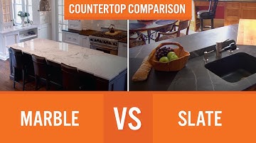Marble vs Slate | Countertop Comparison
