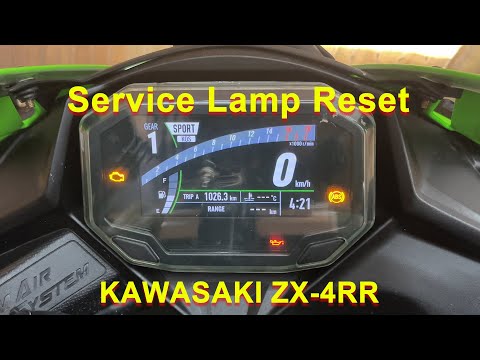 kcsr確認ページ How to Manually Reset the Service Lamp on a KAWASAKI ZX-4RR