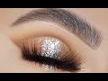 SILVER GLITTER HALO EYE