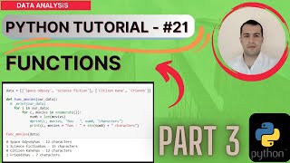 PYTHON LESSON #21 -  FUNCTIONS IN PYTHON (PART 3).