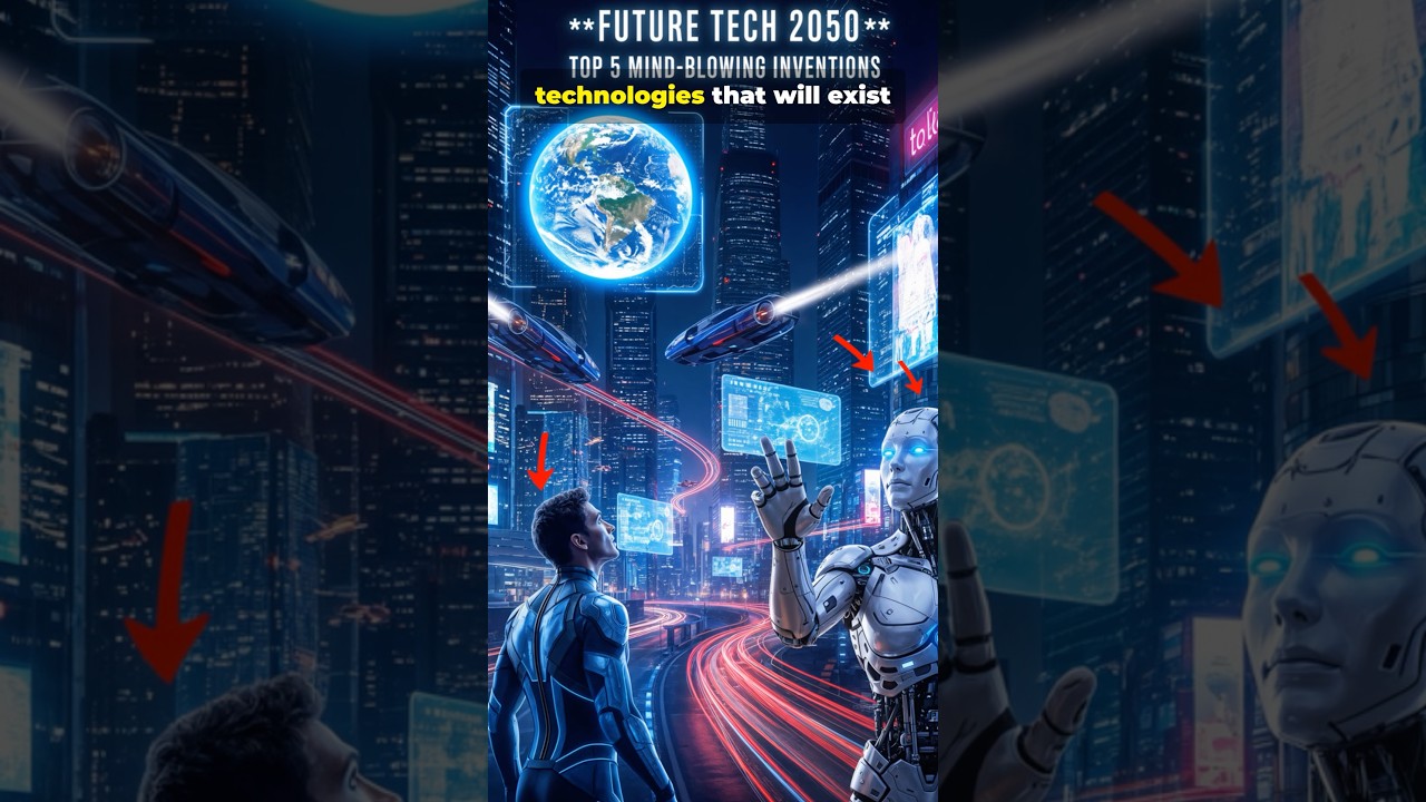 Top 5 Future Technologies That Will Change the World by 2050 🚀 | Mind-Blowing Innovations Ahead!