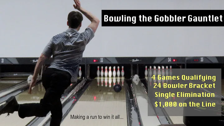 Bowling the Gobbler Gauntlet Tournament for $1,000 - 24 Bowler Single Elimination Bracket