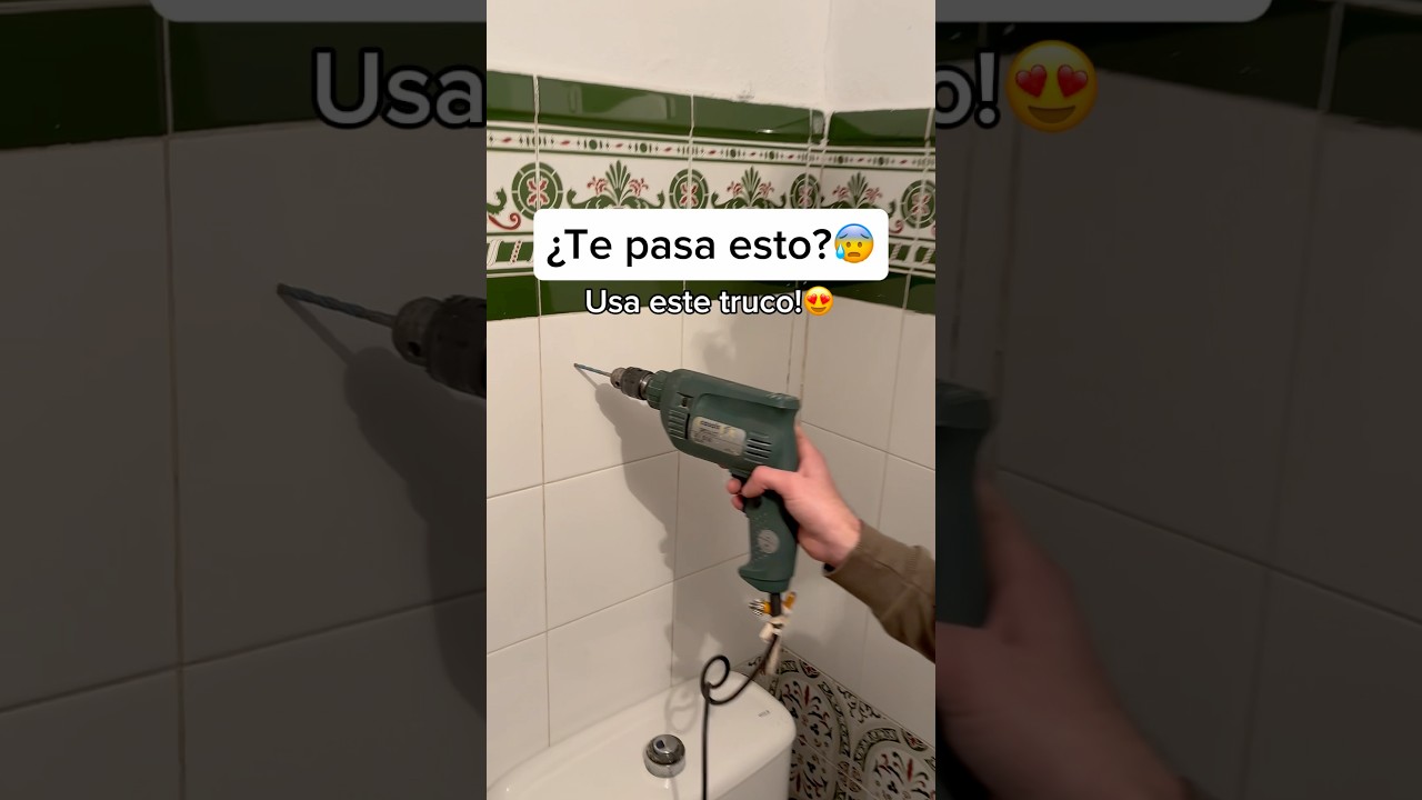 Truco para taladrar azulejo😉