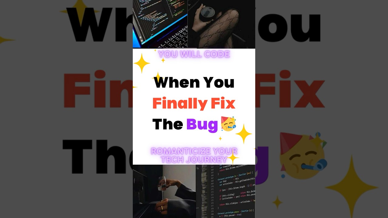 When You Finally Fix the Bug 🥳 