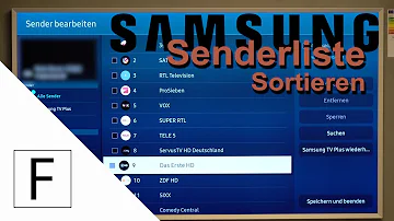 Wie lösche ich Sender bei Samsung TV?