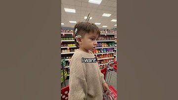 Chaotic Shopping with My Deaf Son!!! #shorts