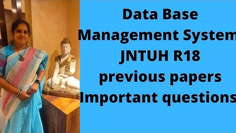 Data Base Management System DBMS JNTUH R18 CSE 2-2 old question paper questions unit wise| DBMS