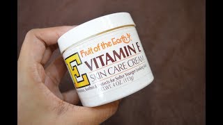 Fruit Of The Earth Vitamin E Skin Care Cream Review | Beauty Express