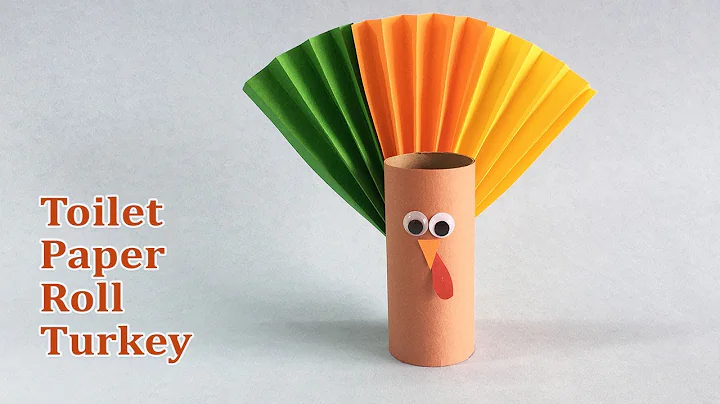 Easy Toilet Paper Roll Turkey | DIY Thanksgiving Crafts for Kids