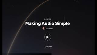 Making Audio Simple | Testing Social Audio App Racket screenshot 3