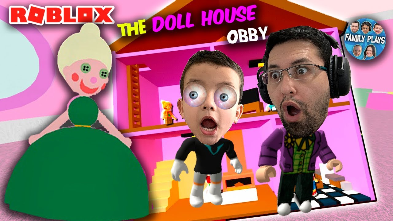 Roblox - ENTRAMOS EM UMA CASA DE BONECA (Escape the Doll House Obby)