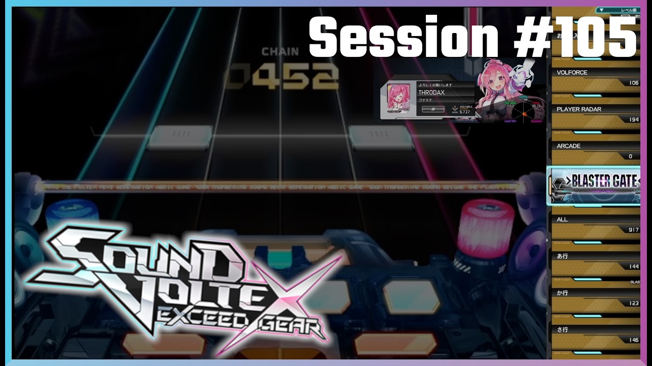 Sound Voltex - Session 105 - YouTube