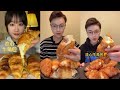 ASMR SOFT CROISSANT FILLED WITH CREAM KWAI EATING SHOW CHINESE DESSERT 