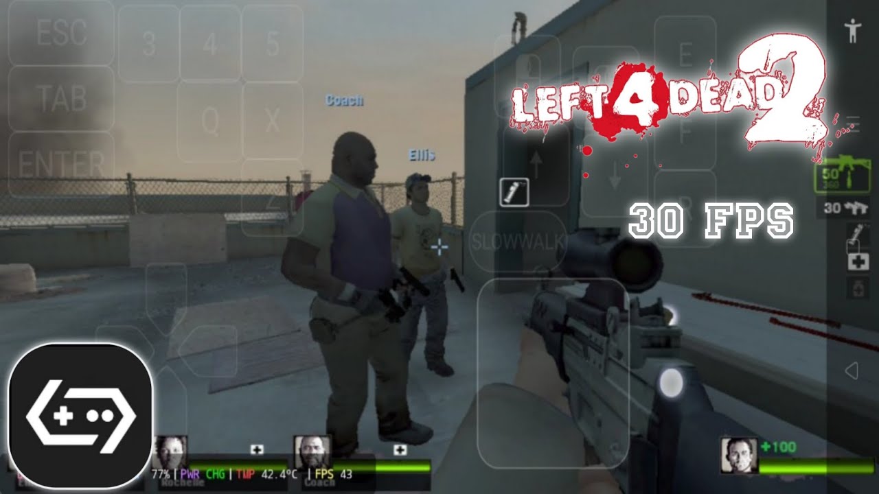 Left 4 Dead 2 Gamehub V5.3.5 Antutu | Gameplay And Settings + Installation Tutorial On Mali Gpu