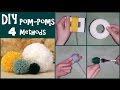 DIY Pom-Poms | 4 Easy Methods