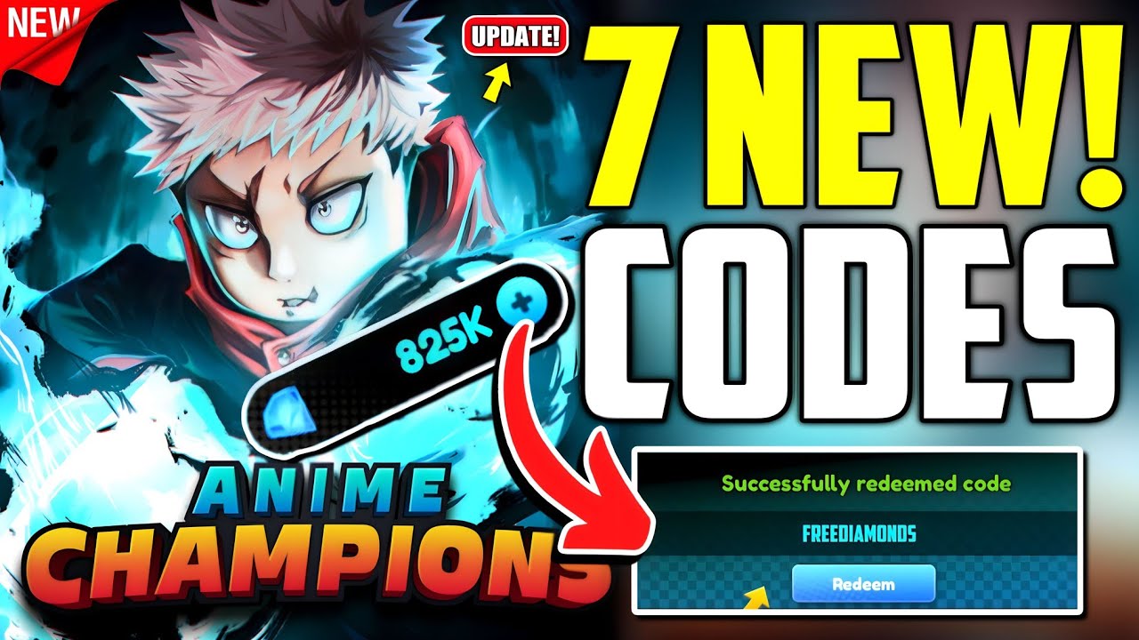 codes anime champions simulator, Anime