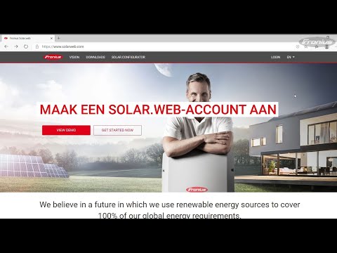 How-to: Maak een Solar.web Account aan (NL)