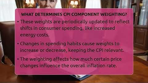 What Determines CPI Component Weighting? - Inflation Insight Channel