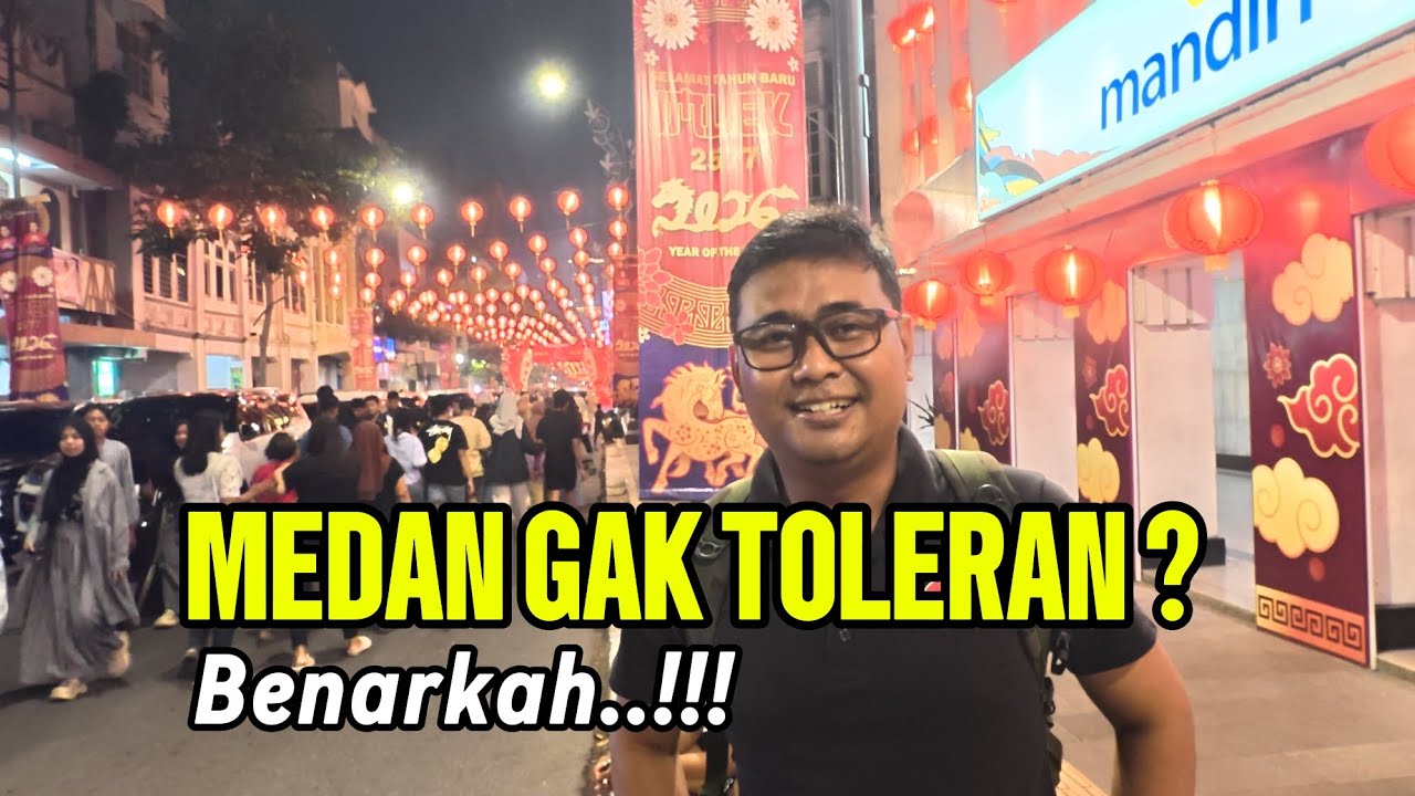Katanya Medan Kurang Toleran? Lihat Perayaan Imlek di Kesawan Ini!