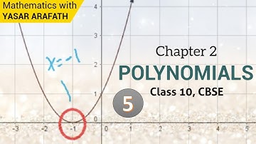 POLYNOMIALS 5 | Geometric meaning of the Zeroes of a Quadratic Polynomial, Part 1