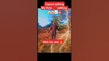 capcut editing 📈🔥 || My first editing #vfx #edit #videoediting #youtubeshorts #shorts