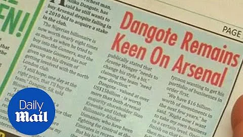 Aliko Dangote: Who is Africa's richest man? - Daily Mail