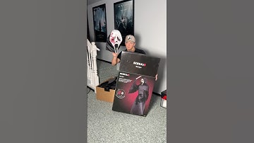Unboxing of the Ghost face Animatronic #spirithalloween #cool #fun #unboxing #viral #scary #scream