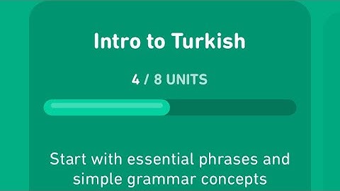 Let’s learn Turkish with Duolingo