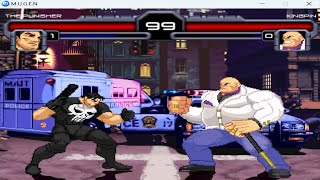 PUNISHER vs KINGPIN - Final Boss Fight😤 Marvel Mugen Arcade Gameplay Comics Tribute 2024