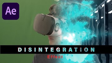 After effects VFX work|| Disintegration Effect// After effect Short_video Creativity Maker Tutorials