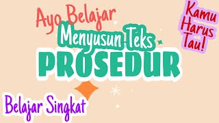 Menyusun Teks Prosedur Yuk Belajar Singkat Stay At Home With Me Youtube