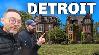 Walking tour of Brush Park to Downtown Detroit Michigan