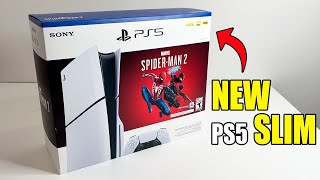 NEW PS5 Slim 1TB Console - Spider-Man 2 Bundle | Unboxing & Review