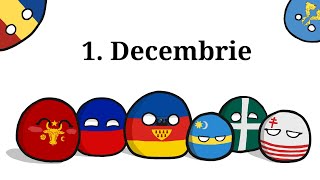 1 Decembrie - Romania Great Unification Day (Countryballs)