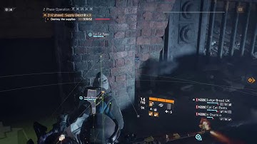 The Division 1.4 Update Friend gets Stuck in wall during Underground Mission