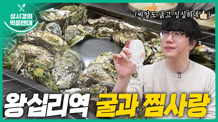 [sub] 성시경의 먹을텐데 l 왕십리역 굴과찜사랑