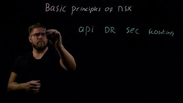 Dennis Lefeber explains the basic principles of VMware NSX