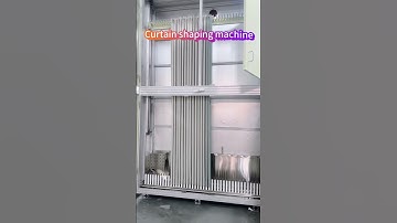 Heat setting machine #curtainmaker #curtainfactory #curtains