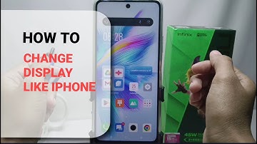 How To Change Display Like Iphone In Infinix Note 30 NFC/Note 30 Pro