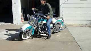 1958 Harley Panhead kickstart