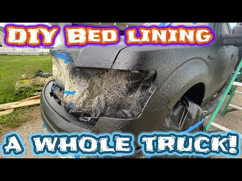 Video: Kun je een vrachtwagen schilderen met bedliner?