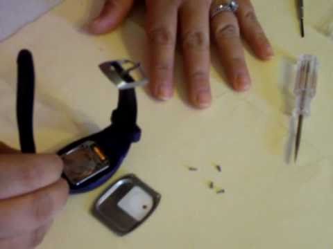 Startpunt tong vernieuwen How to Replace Lithium Battery of a Polar FS1 Watch - YouTube