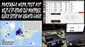 WSPR WSJTX Quick Setup MiniProSC FT-817ND Ubuntu Linux EP05