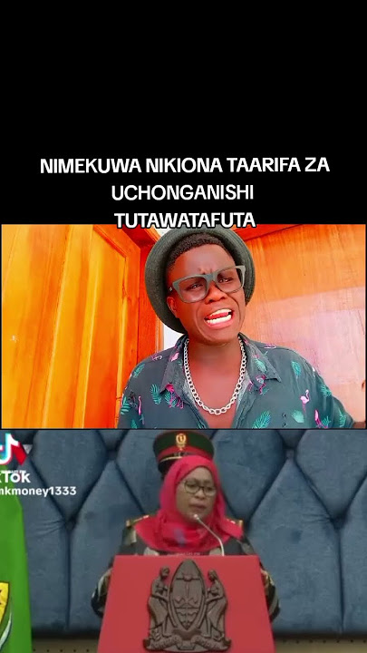 SASA UYU MAMA SAMIA UNATAOA WAPI UJASIRI YA KUONGEA NA IZO MIKOROGO YAKO MSHAMBA TU#shrots