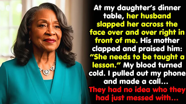 During Dinner, My Son-in-Law Slapped My Daughter While His Mother Applauded. Then I Made One Call…