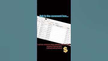 I will do amazon ebay shopify walmart bulk product listing bulk upload add product.#shorts #viral