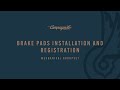CAMPAGNOLO - Brake installation and pads settings - Installazione freni e registrazione dei pattini.