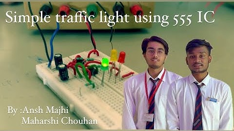 Simple Traffic Light Project Using 555 Timer IC