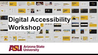 Digital Accessibility Workshop
